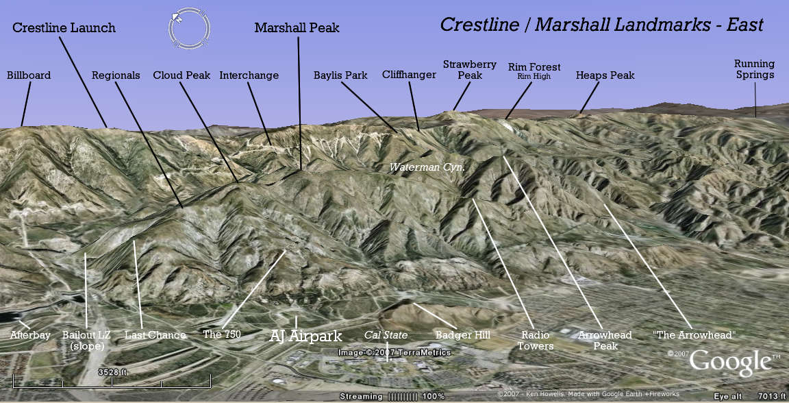 Crestline/Marshall Landmarks - East